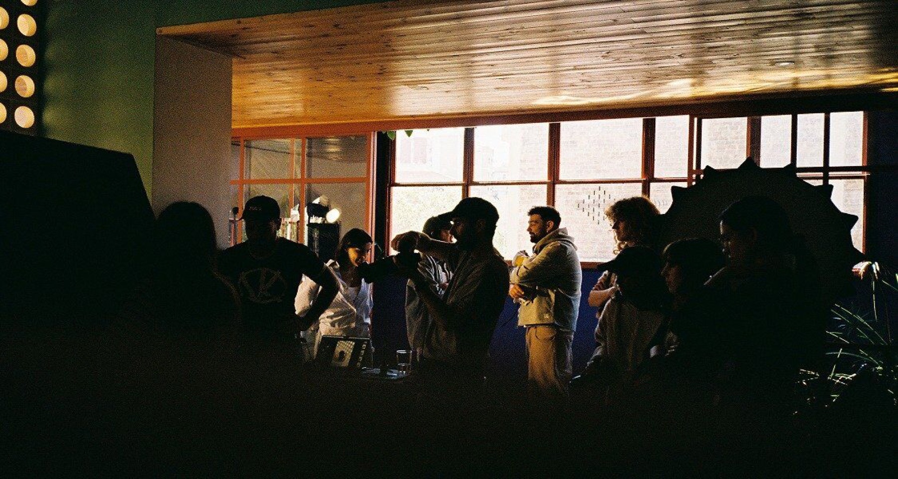 Behind the scenes production table